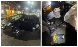 Condutor embriagado se envolve em acidente em Camboriú