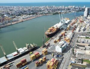 Movimentação portuária soma 1,1 milhão de toneladas