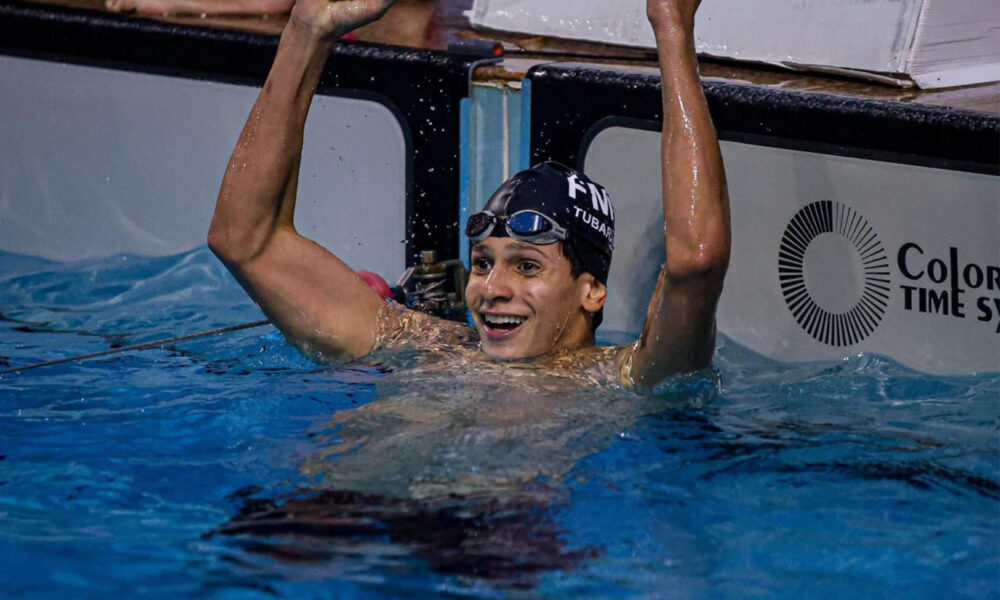 Jovem de Tubarão brilha no brasileiro de natação