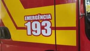 Incêndio em vegetação ameaça ferro-velho em Sangão