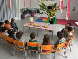 Creche trabalha lúdico com obra de Monteiro Lobato