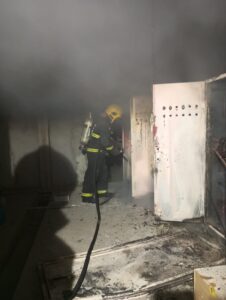 Princípio de incêndio mobiliza bombeiros em Turvo