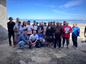 Pescadores recebem licenças para a safra em Laguna