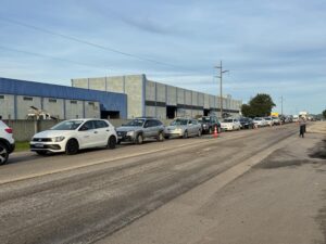 Obra obriga motoristas a usar rota alternativa