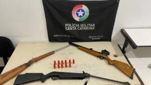 Homem é preso por porte ilegal de arma de fogo