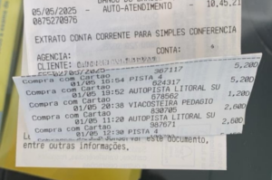 Usuário denuncia cobrança indevida em pedágios da BR