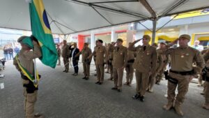 34º BPM celebra 3 anos e troca de comando em Imbituba