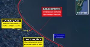 Trânsito será alterado na região continental de Floripa
