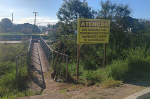 Pescaria Brava: passarela ferroviária será substituída