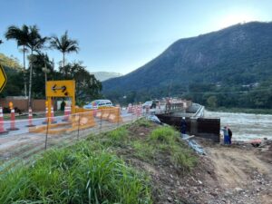 BR-470 terá bloqueios noturnos até sexta-feira