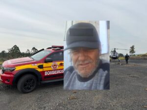 Família aguarda retorno de idoso em Forquilhinha
