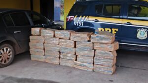 PRF apreende 453 kg de maconha na BR-282