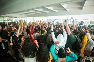 Indígenas protestam na Alesc por suas terras
