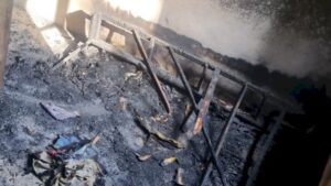 PM salva homem de casa em chamas em Paulo Lopes