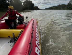 Buscas no Rio Tubarão são interrompidas ao anoitecer