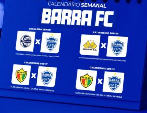 Barra FC entra em campo quatro vezes no fim de semana
