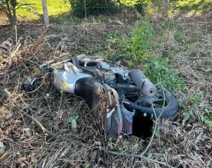 Motociclista é encontrado desacordado na SC-443