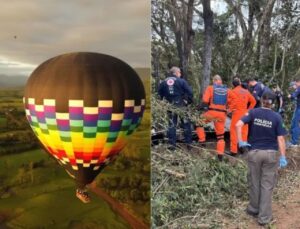 Piloto de balão que caiu em SC não tem licença da Anac