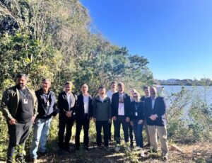 Chineses visitam projeto do túnel Itajaí-Navegantes