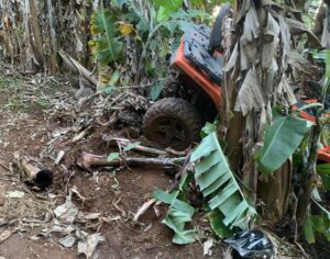 Acidente com quadriciclo deixa três feridos