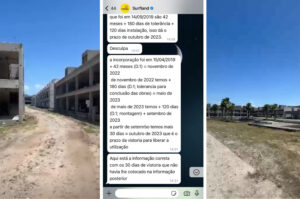 Investidores denunciam abandono das obras do Surfland em Garopaba