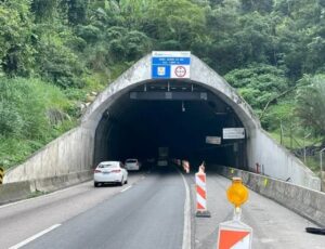 Túnel do Morro do Boi terá interdições até quinta-feira