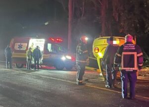 Motorista embriagado capota e foge em Rio do Sul