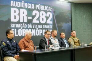 BR-282 preocupa com riscos no acesso ao mirante