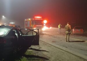 Jovem morre em colisão frontal na SC-350 em Ituporanga