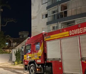 Incêndio atinge apartamento em Florianópolis