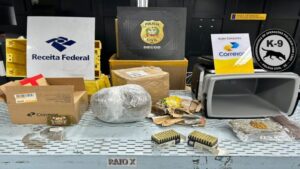Ação conjunta apreende drogas e munições na Capital