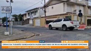 Obras alteram trânsito em bairro de Tubarão
