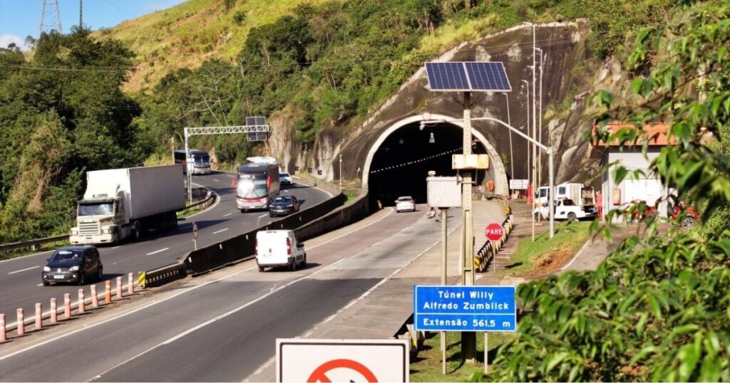 Tráfego no túnel de Tubarão será em meia pista neste fim de semana
