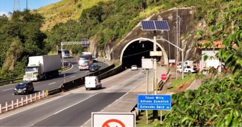 Tráfego no túnel de Tubarão será em meia pista neste fim de semana