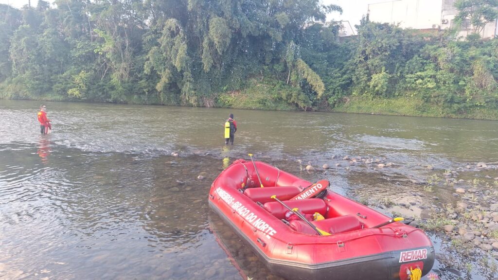 Homem desaparece em rio em Braço do Norte
