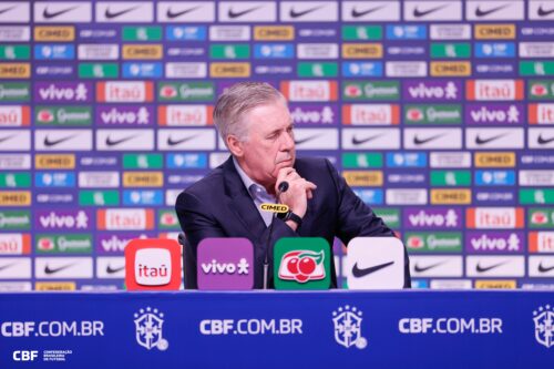 Ancelotti convoca seleção para amistosos de outubro com retorno de Vini Jr e Rodrygo