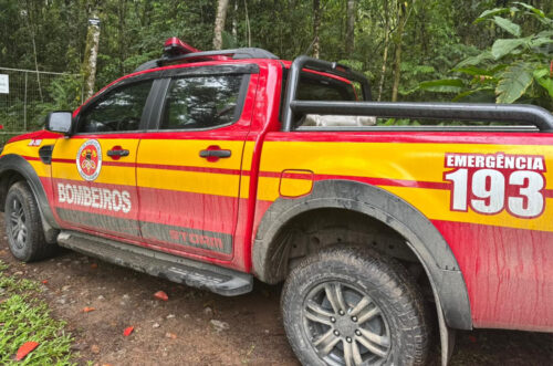 Bombeiros realizam buscas por homem desaparecido em Nova Veneza