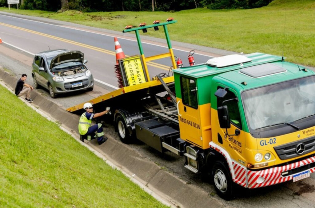 Concessionárias promovem ação para proteger trabalhadores nas rodovias de SC. - Foto: Divulgação/Arteris