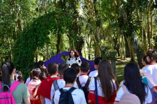 Contação de histórias na natureza desperta consciência ambiental em crianças no Sul de Santa Catarina