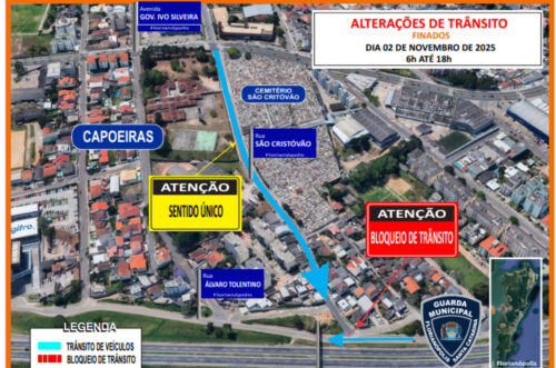 Eventos esportivos e Feriado de Finados alteram o trânsito em Florianópolis neste fim de semana