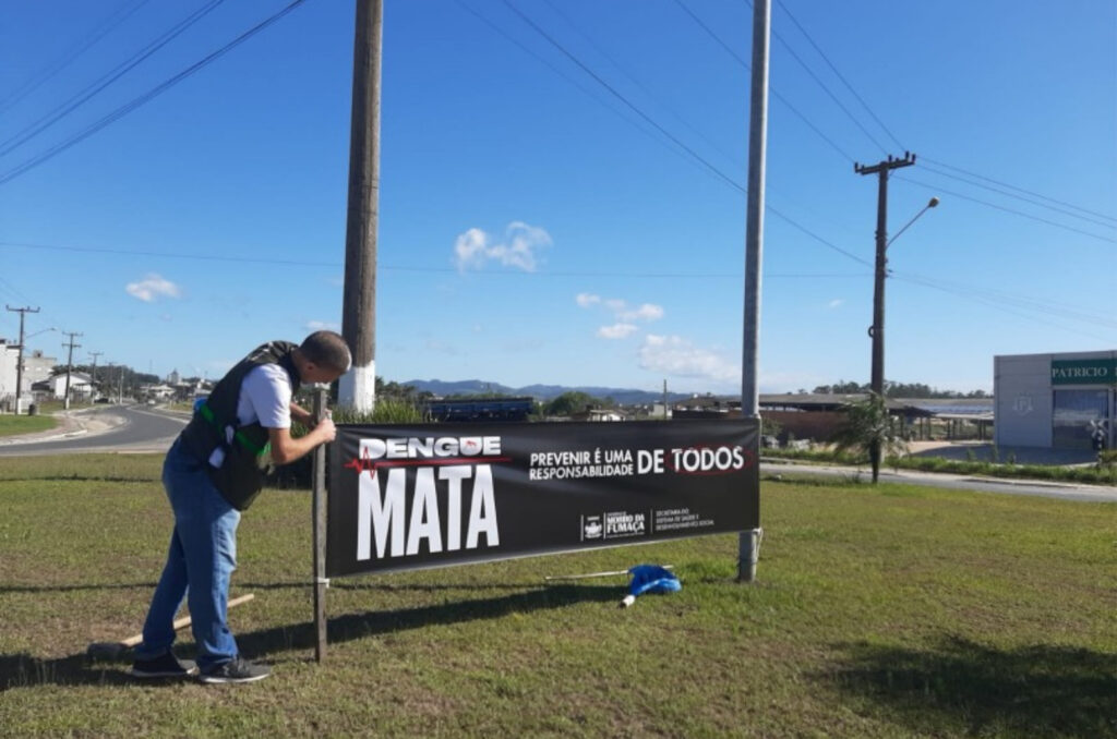 Finados: Morro da Fumaça reforça campanha de combate à dengue nos cemitérios