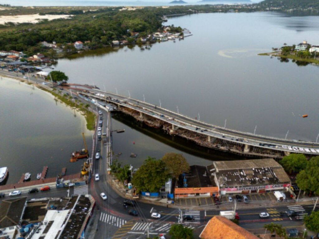 Florianópolis inicia demolição da antiga ponte da Lagoa da Conceição na segunda-feira