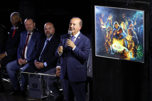 Governador Jorginho Mello recebe a Comenda Willy Zumblick em Tubarão
