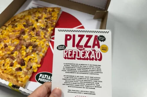Pizzas viram gráficos e inspiram reflexão sobre a fome na Unesc