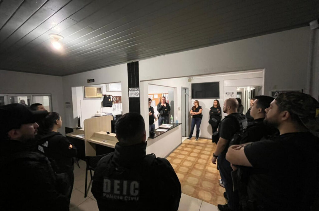 Polícia Civil deflagra operação contra contratações ilegais em Porto Belo. - Foto: Divulgação/PCSC