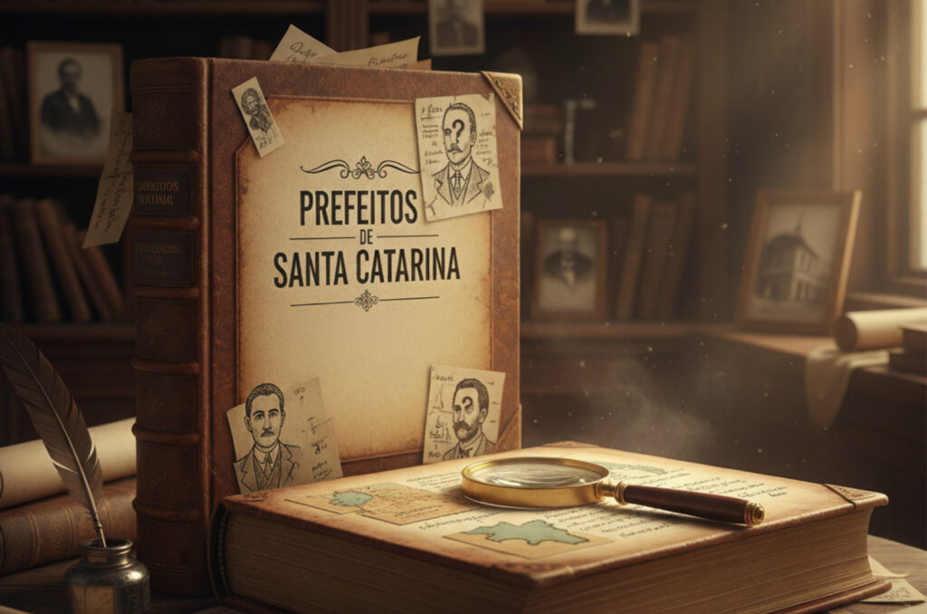 Prefeitos de Santa Catarina curiosidades que você (provavelmente) não sabia. - Foto: Gerada por I.A.