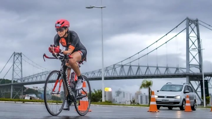 Confira as alterações no trânsito da Capital neste domingo durante a prova do Ironman 70.3