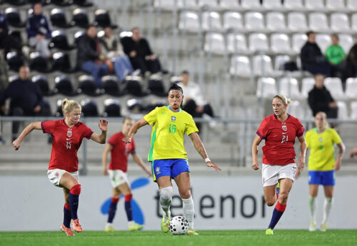 Seleção Brasileira feminina é superada pela Noruega em amistoso
