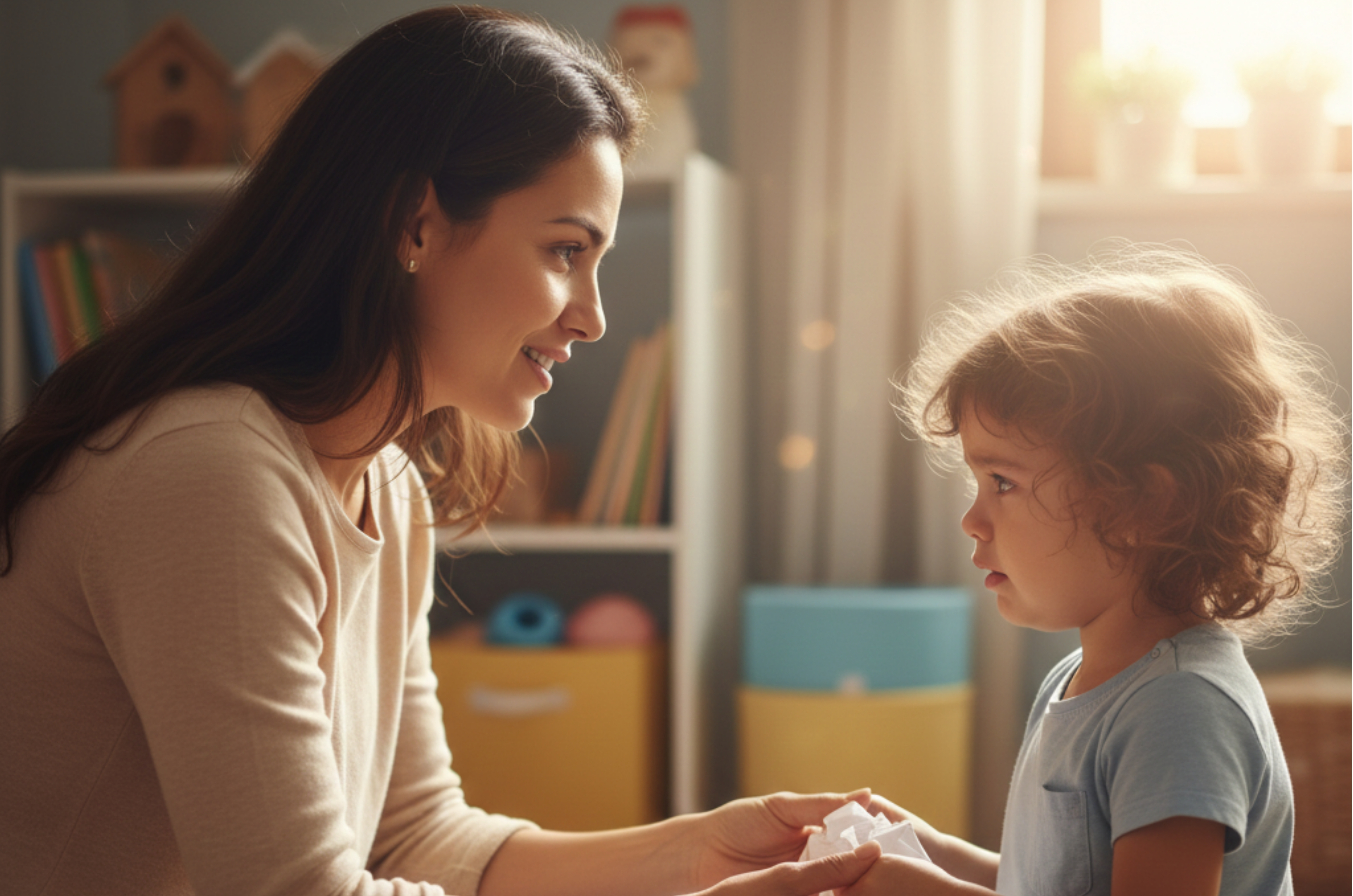 A frase simples que pode acalmar uma criança em segundos, segundo a neuropsicologia infantil