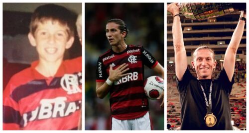 Torcedor, jogador e técnico: a trajetória do catarinense Filipe Luís pelo Flamengo
